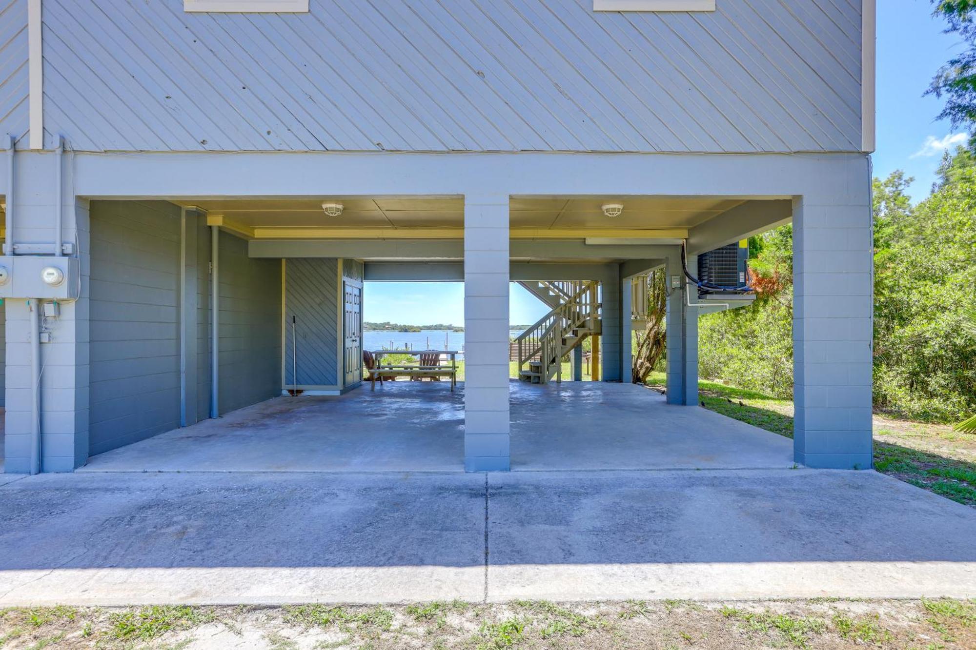 Waterfront Cedar Key Duplex Home Grill And Dock! 外观 照片
